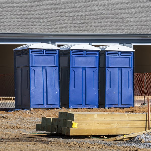 are there any restrictions on where i can place the porta potties during my rental period in Atlasburg Pennsylvania